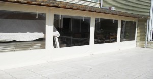 Şeffaf Kış bahçesi cafe